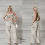 Floral Wide Leg Pants - Image 2