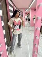 T-Shirt Minnie Sequin Oversized - Image 2