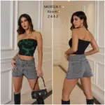 Urban Belted Denim Shorts