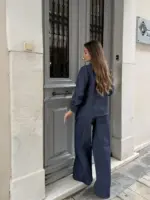 Denim Style Chic Suit - Image 2
