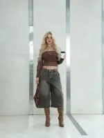 Cargo Denim Shorts - Image 2