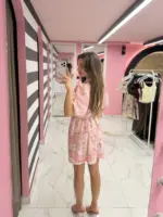 Riviera Pearl Mini Dress – Pink Edition - Image 2