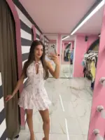 Midnight Blossom Dress - Image 2