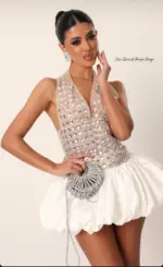 Crystal Muse Mini Dress ✨ - Image 2