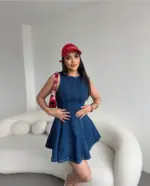 Milano Denim Dress - Image 2