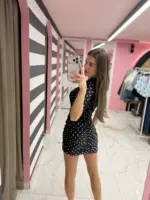 Parisienne Dots Dress - Image 2