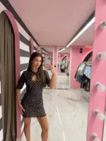 Parisienne Dots Dress - Image 5