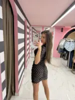 Parisienne Dots Dress - Image 6