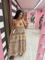Desert Paisley Maxi Dress - Image 3