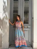 Blossom Backless Maxi Dress - Image 5
