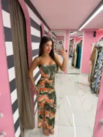 Azure Marble Maxi Dress - Image 5