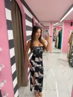 Azure Marble Maxi Dress - Image 13