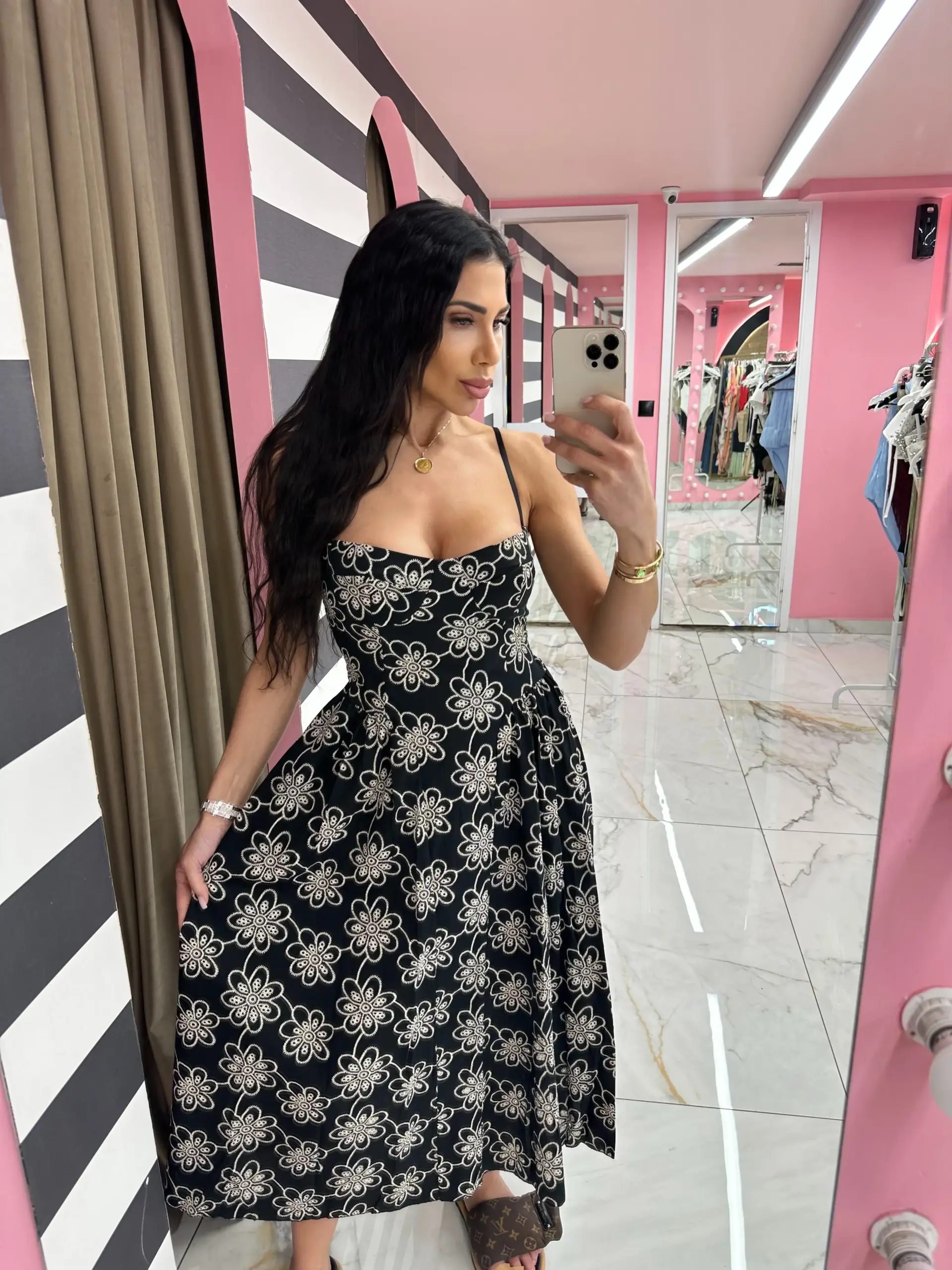 img_6a1fe8a45e0966.14790741 Midnight Blossom Dress - Image 1