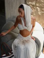 Luna Veil Maxi Dress - Image 3