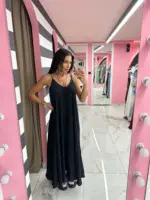 Sky Crystal Maxi Dress - Image 2