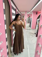 Sky Crystal Maxi Dress - Image 4