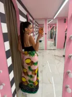 Pink Pineapple Pareo - Image 2
