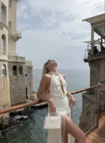 Mykonos Fringe Dress - Image 3