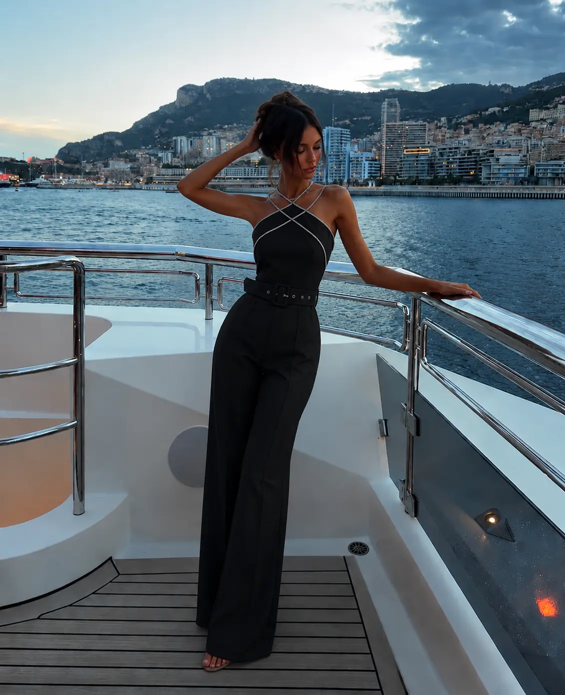 img_6a3466b2ca7db2.55603796 Hydra Noir Jumpsuit - Image 1