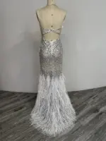 Exclusive Diamond Feather Gown - Image 2