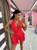 Polka Chic Playsuit