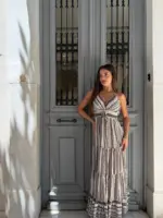 Sunset Boho Maxi Dress - Image 5