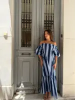 Candy Stripe Maxi Dress - Image 3