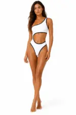 Fuchsia Flame Monokini - Image 2