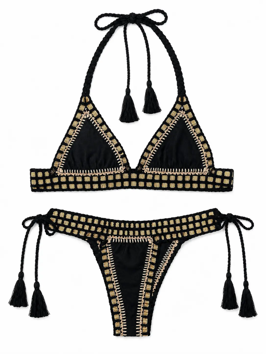 img_6a452a2f718d97.68110975 Noir gold Luxe Bikini - Image 1