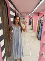 Azure Breeze Maxi Dress - Image 2