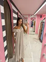 Azure Breeze Maxi Dress - Image 3