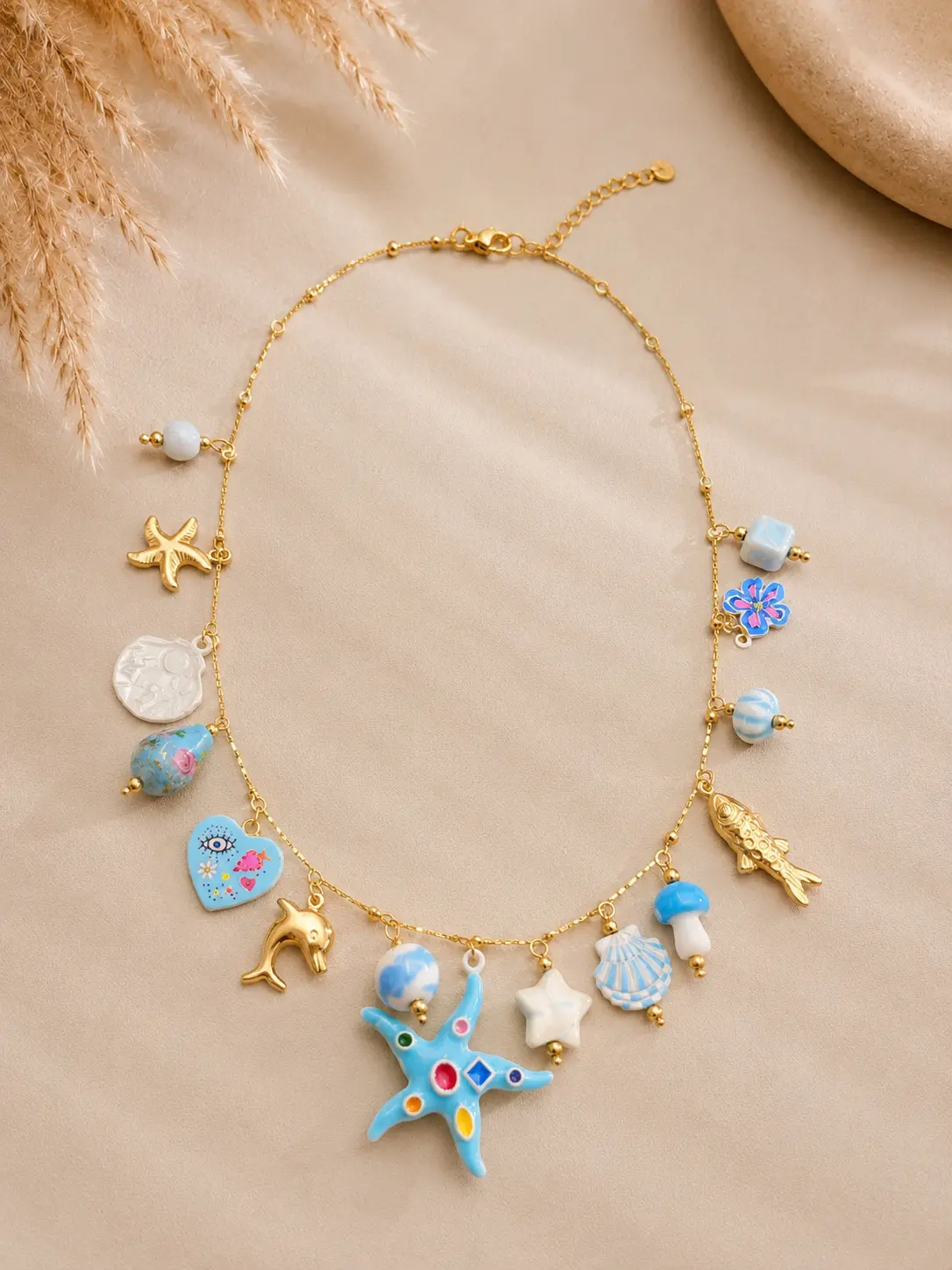 img_6a4b88769b8790.96758182 Ocean Dreams Charm Necklace - Image 1