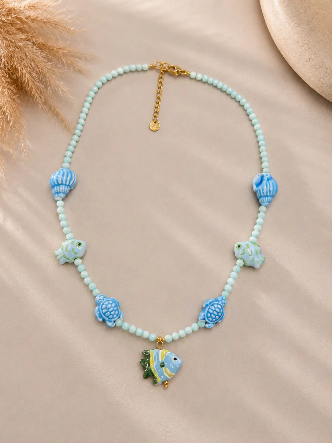 img_6a4b88769b8f39.82376367 Ocean Breeze Beaded Necklace - Image 1
