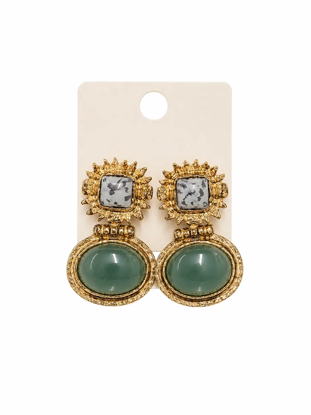 img_6a4b91b9856e55.00500101 Emerald Glow Earrings - Image 1