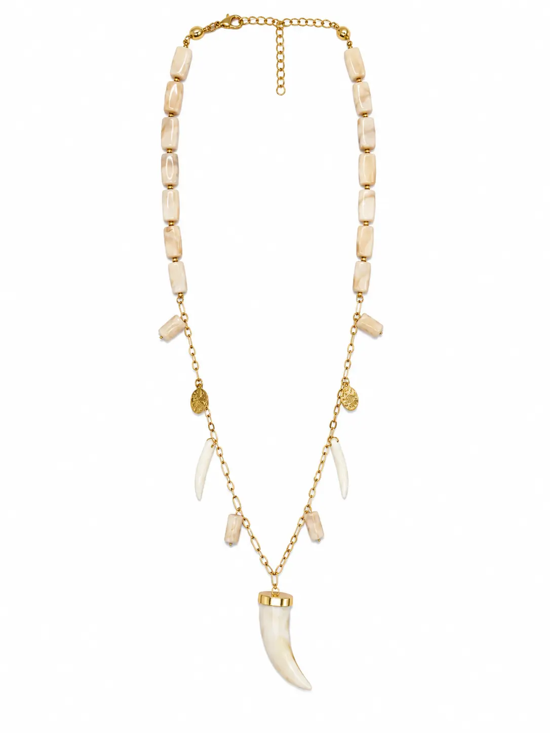 img_6a4b91b9857bf2.98322309 Nomad Ivory Necklace - Image 1