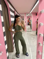 Olivia Olive Jumpsuit - Image 5