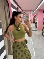 Noir Muse Crop Top - Image 2