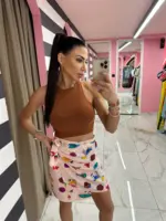 Amalfi Bloom Wrap Skirt - Image 3