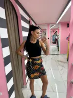 Amalfi Bloom Wrap Skirt - Image 6
