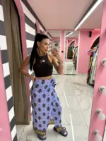 Azzurra Wrap Maxi Skirt