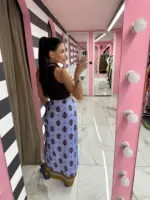 Azzurra Wrap Maxi Skirt - Image 2
