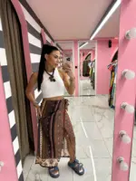 Azzurra Wrap Maxi Skirt - Image 7