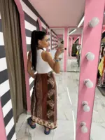 Azzurra Wrap Maxi Skirt - Image 8