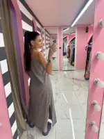 Capri Cotton Maxi Dress - Image 2