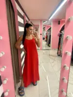 Capri Cotton Maxi Dress - Image 3