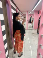 Positano Paisley Wrap Skirt - Image 2