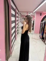 Noire Étoile Maxi Dress - Image 2