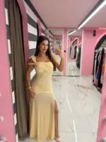 Noire Étoile Maxi Dress - Image 3