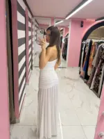 Noire Étoile Maxi Dress - Image 6