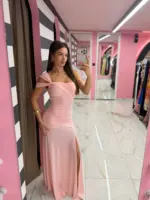 Noire Étoile Maxi Dress - Image 9